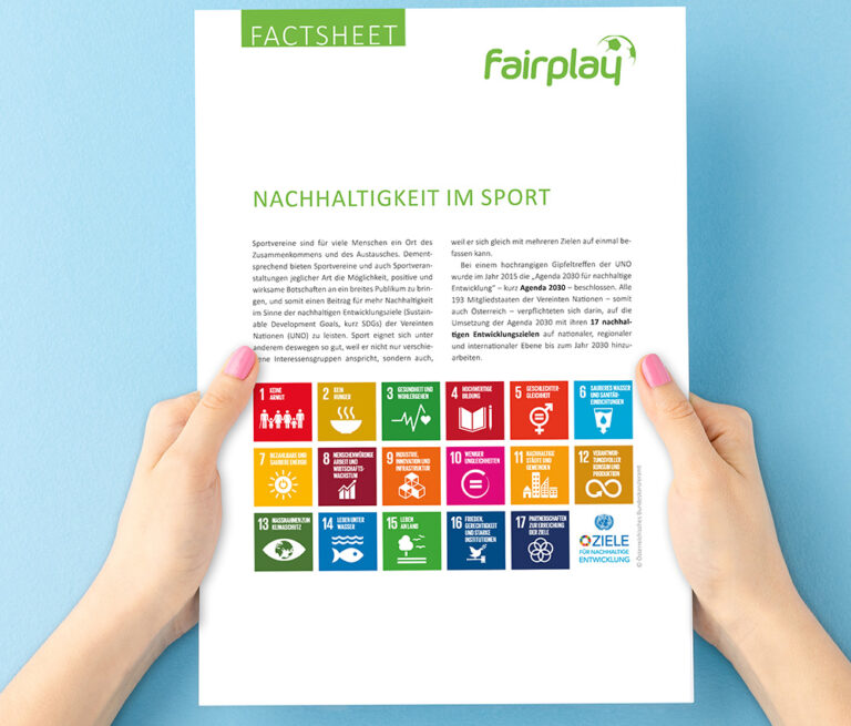 Factsheet – Nachhaltigkeit im Sport